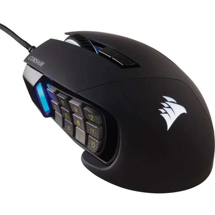Raton Gaming Corsair Scimitar Elite RGB USB 16K Dpi Black |