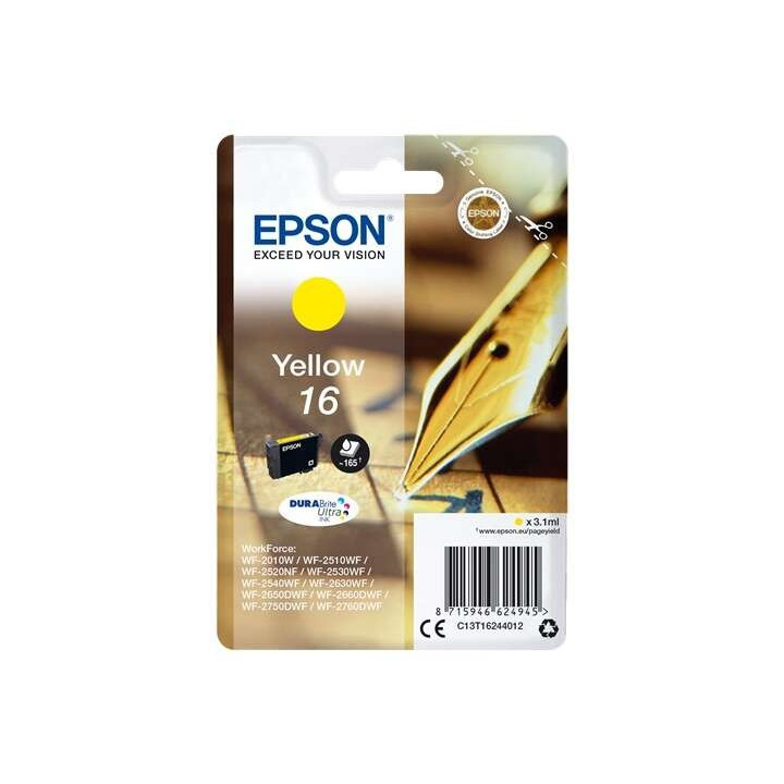 Tinta Epson C13T16244012 T1624 Yellow 16 | InfoChen Canarias
