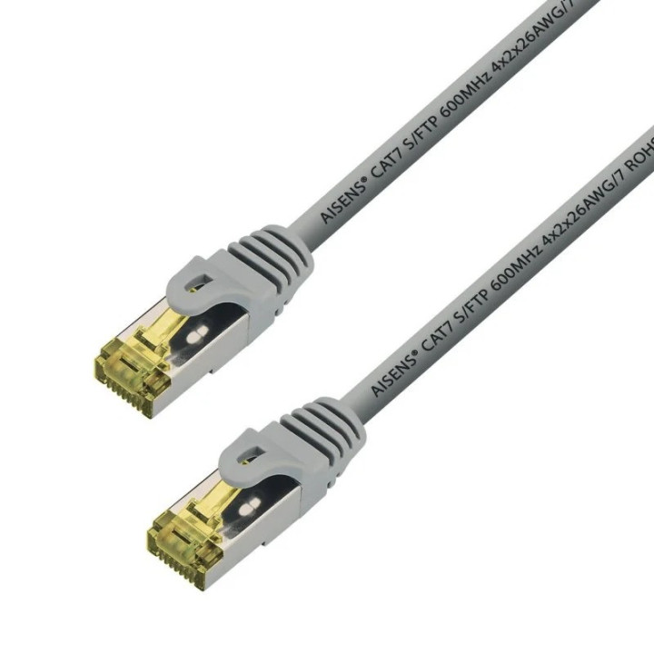Cable De Red CAT.7 S/ftp 50CM Aisens Grey | InfoChen Canarias