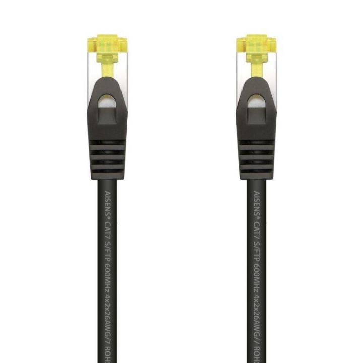 Cable De Red CAT.7 S/ftp 0.25M Aisens Black | InfoChen Canarias