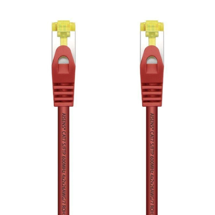 Cable De Red CAT.7 S/ftp 0.5M Aisens Red | InfoChen Canarias