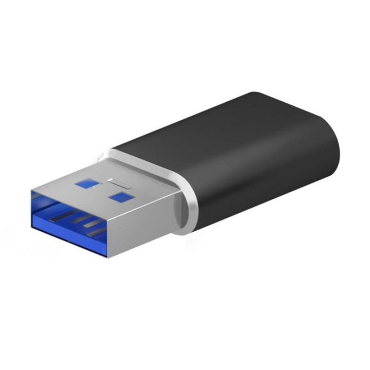 Adaptador Aisens USB 3.2 GEN2 USB-C/h A Usb/m Black | InfoChen