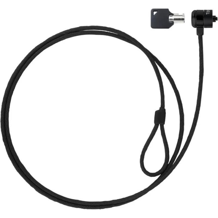 Cable Seguridad Tooq Portátil Con Llave 1.5M | InfoChen Canarias