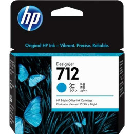 Tinta HP 712 3ED67A Cyan | InfoChen Canarias