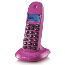 Teléfono Motorola C1001 Lb+ Dect Wireless Violeta | InfoChen