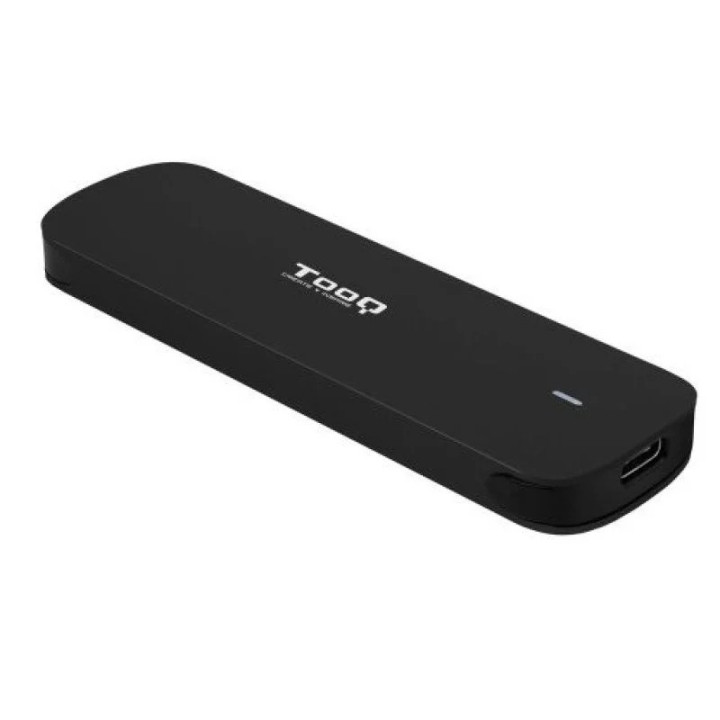Caja Externa Tooq Aluminio SSD M.2 NVME USB 3.1 Black | InfoChen