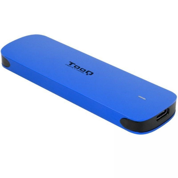 Caja Externa Tooq Aluminio SSD M.2 NVME USB 3.1 Blue | InfoChen