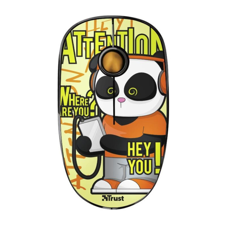 Raton Trust Sketch Silent Click Wireless Yellow | InfoChen