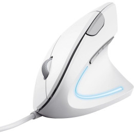 Raton Trust Verto USB Ergonomic White | InfoChen Canarias