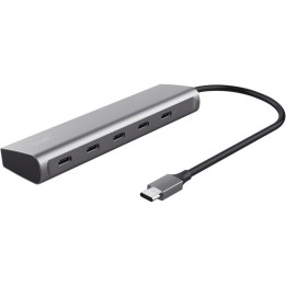 Hub USB-C Trust 5 Puertos Halyx USB-C 3.2 | InfoChen Canarias