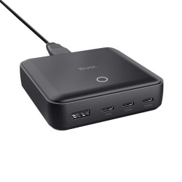 Cargador Sobremesa Trust Maxo USB 100W 4 Puertos | InfoChen