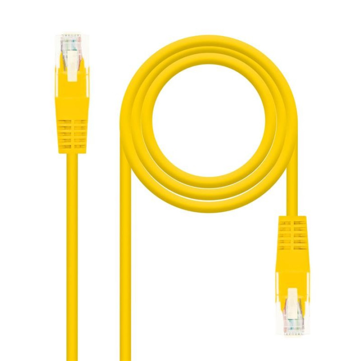 Cable De Red CAT.6 Utp Flex 2M Nanocable Yellow | InfoChen