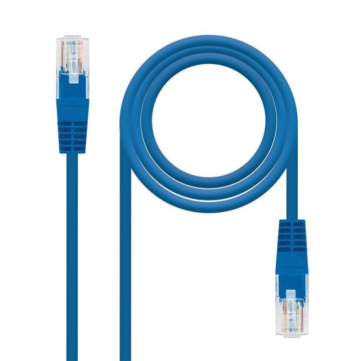 Cable De Red CAT.6 Utp Flex 2M Nanocable Blue | InfoChen Canarias