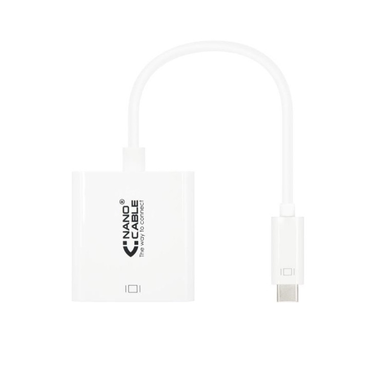 Cable Conversor Nanocable Thunderbolt USB-C C A HDMI 15CM White |