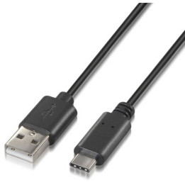 Cable USB 3A Tipo USB-Cm-Am Negro 0.5M Nanocable | InfoChen