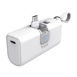 Powerbank Trust Pacto 5000MAH USB-C Pd White | InfoChen Canarias
