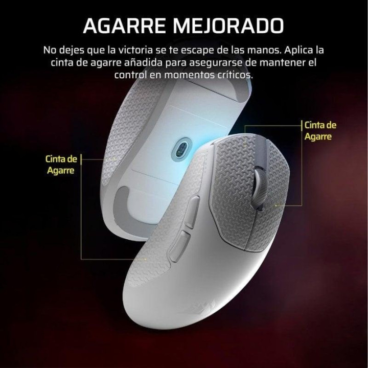 Raton Gaming Corsair Sabre Pro Ultralight Wireless White |