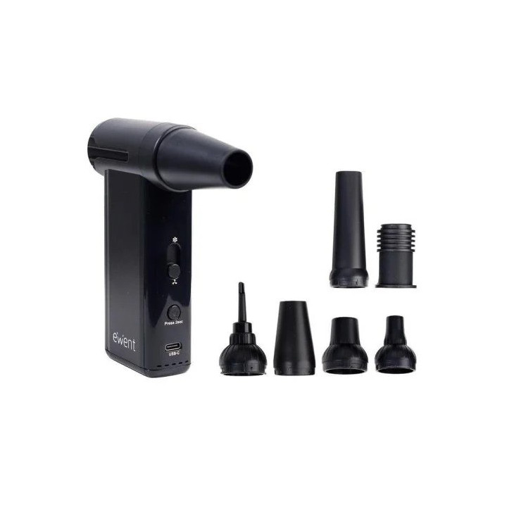 Pistola Aire Electrico Limpiapolvo Ewent 130W Recargable |