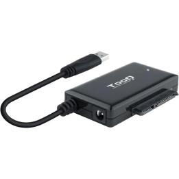 Adaptador USB 3.0 USB-A Tooq Disco Duro Sata 2.5/3.5 Alimentador