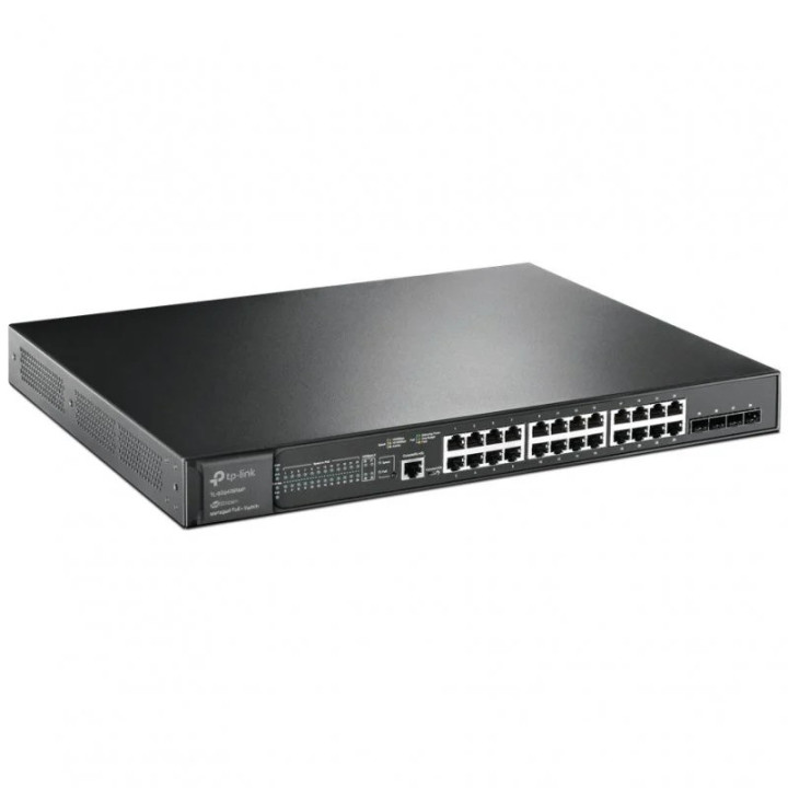 Switch Tp-Link 24 Puertos Gigabit Poe+ 4 Puertos 10GE Sfp+ L2+ |