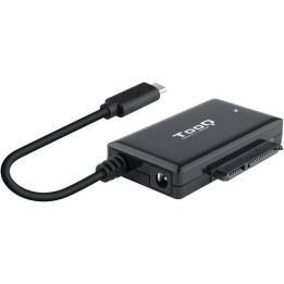 Adaptador USB 3.0 USB-C Tooq Disco Duro Sata 2.5/3.5 Alimentador