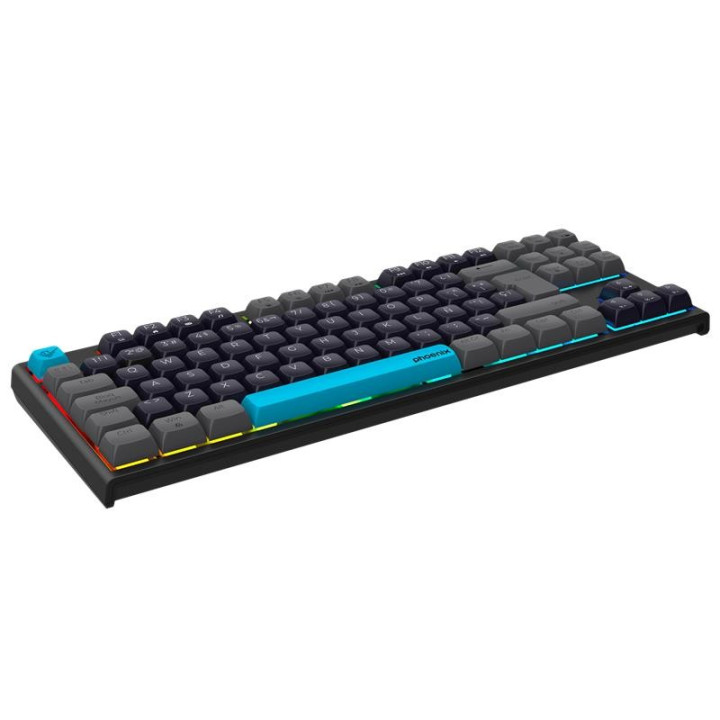 Teclado Phoenix Royal Gaming Mecanico USB RGB Black | InfoChen