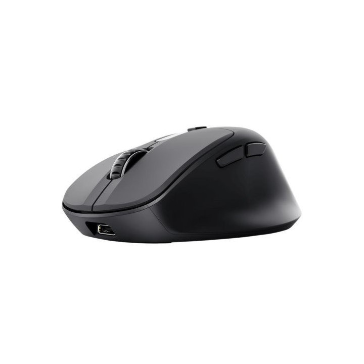 Raton Trust Zevo Recargable Wireless Black | InfoChen Canarias