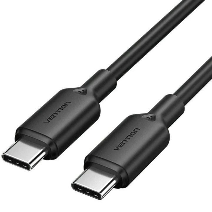 Cable USB 2.0 Vention Tipo USB-C/m-C/m 3A 1M Black | InfoChen