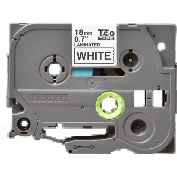 Cinta Brother TZE-241 18MM Blanco/negro | InfoChen Canarias