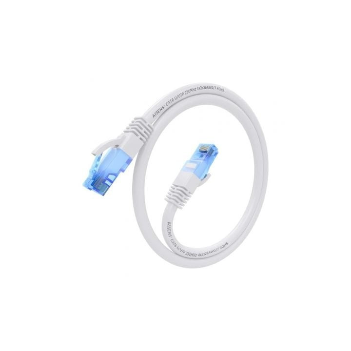 Cable Red Aisens CAT.6 Utp 3M White | InfoChen Canarias