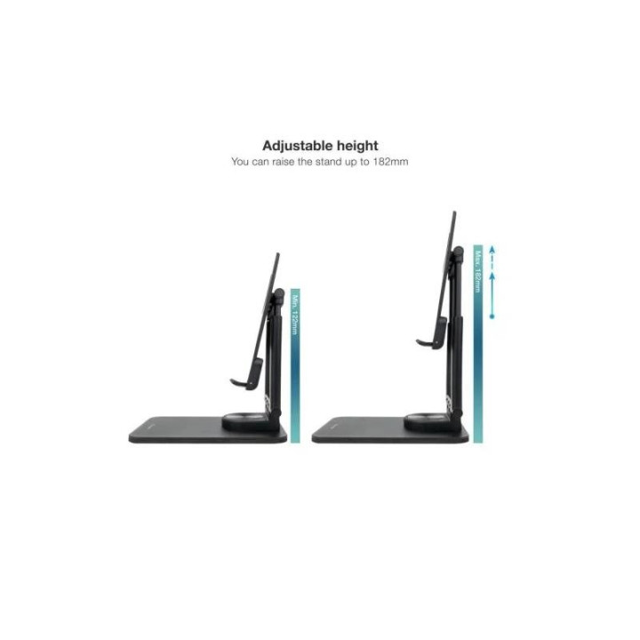 Soporte Sobremesa Tooq Ajustable Para Smartphone/tablet Hasta 13