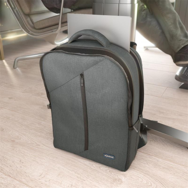 Mochila Aisens BP084 15,6 Grey | InfoChen Canarias