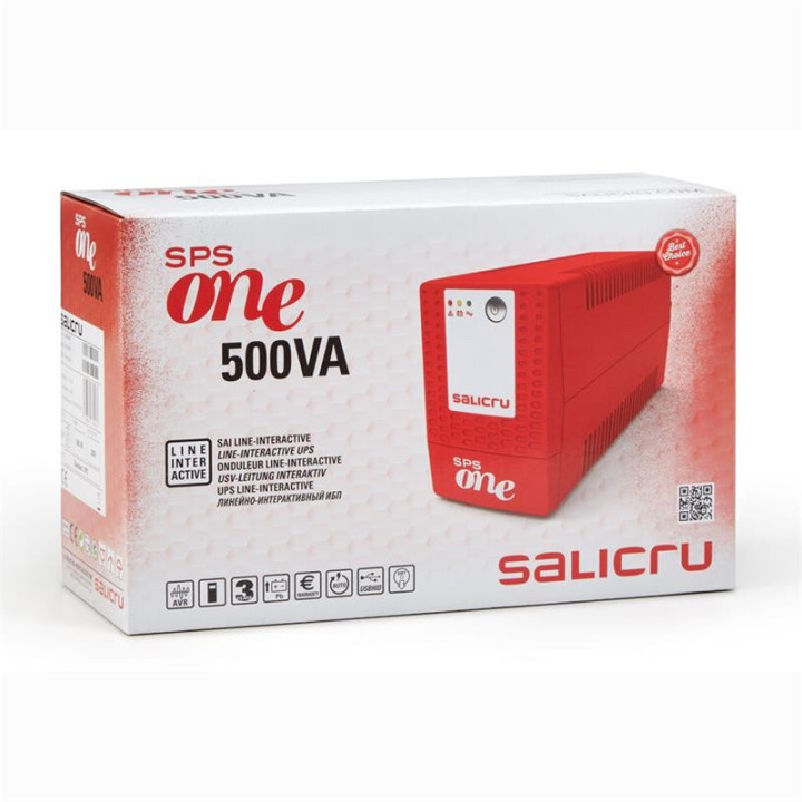 Ups Salicru 500VA Serie One Iec | InfoChen Canarias