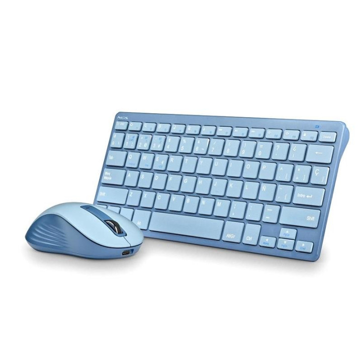Teclado + Raton Ngs Fantasy Kit Wireless Blue | InfoChen Canarias