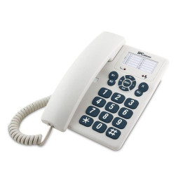 Teléfono Fijo Spc Original 3602 White | InfoChen Canarias