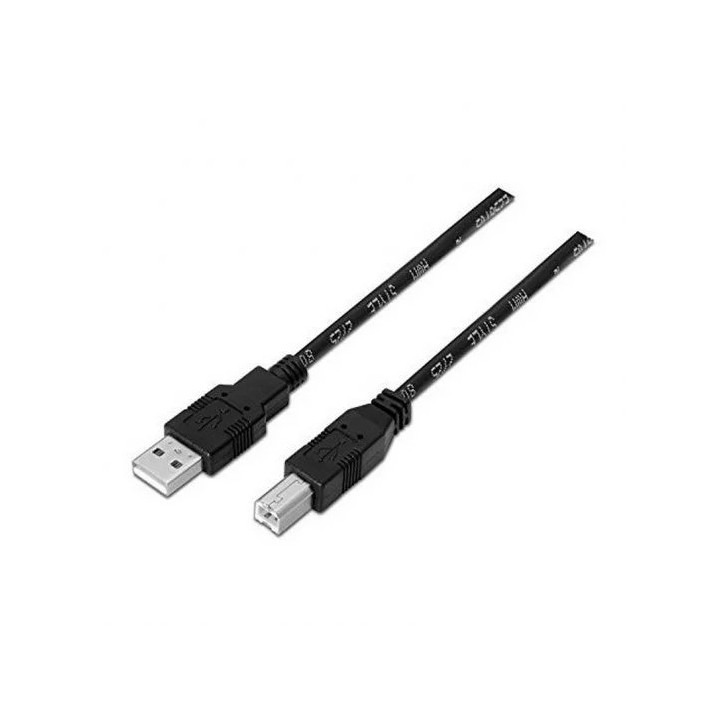 Cable USB 1,8M Impresora A/m-B/m Nanocable Black | InfoChen