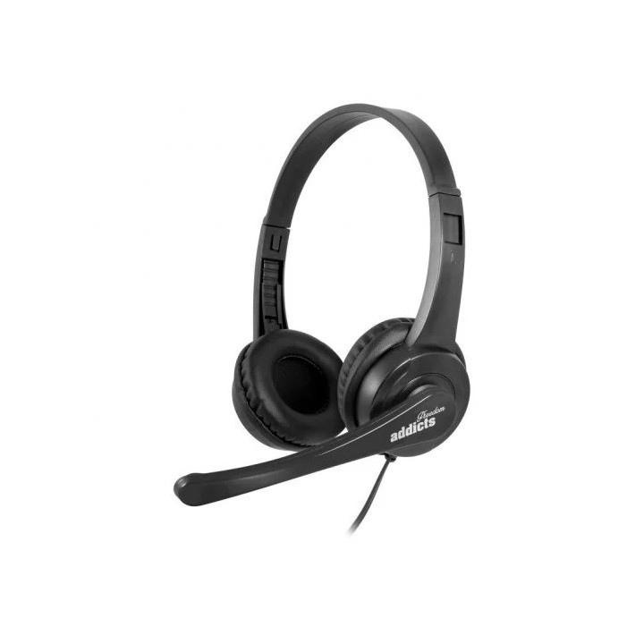 Auriculares + Microfono Ngs VOX505 USB Black | InfoChen Canarias
