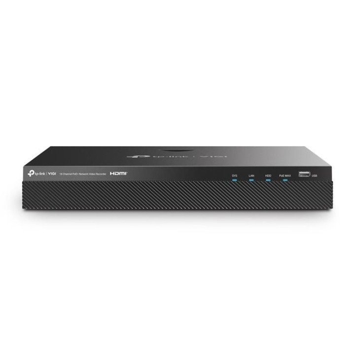 Grabador IP Nvr Tp-Link Vigi 16 Ch IP POE 2HDD H265+ | InfoChen