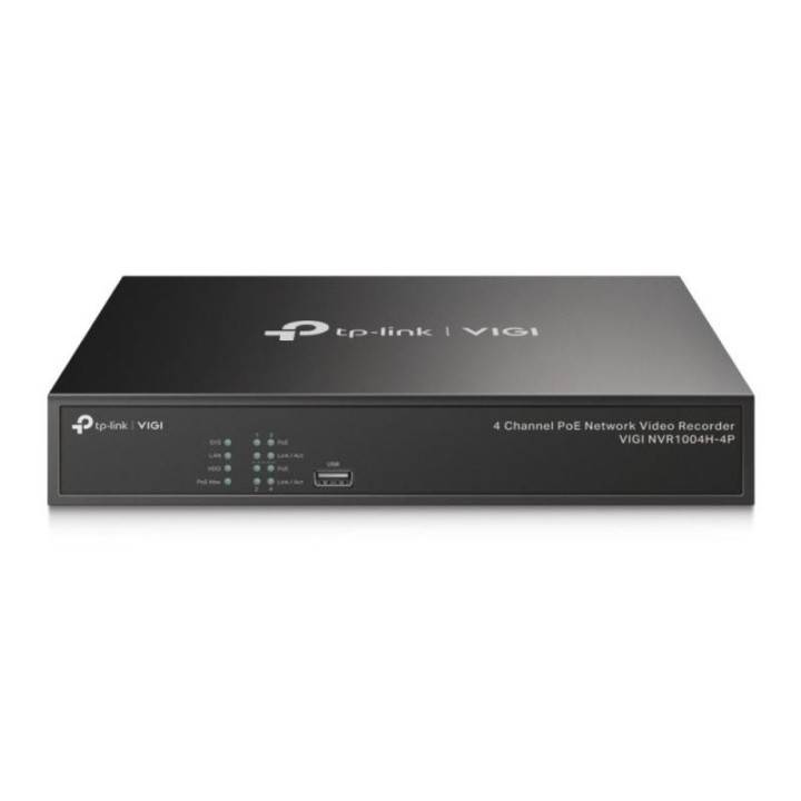 Grabador IP Nvr Tp-Link Vigi 4 Ch IP 1HDD H265+ POE | InfoChen