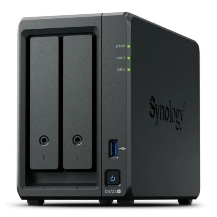 Unidad NAS Synology DS725+ 2 Hdd/ssd Disktation CPU 3.1GHZ 4GB
