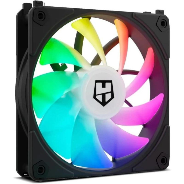 Pack 3 Ventiladores 12CM Nox Hummer Easylink ARGB Pwm Black |
