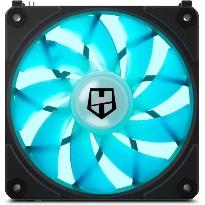 Pack 3 Ventiladores 12CM Nox Hummer Easylink ARGB Pwm Black |