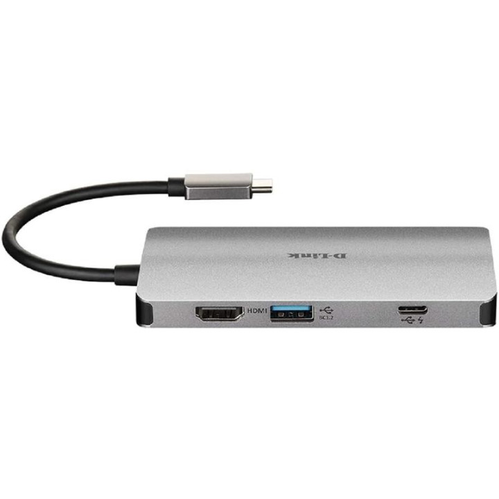 Dock Hub USB D-Link 8 En 1 DUB-M810 USB-C | InfoChen Canarias