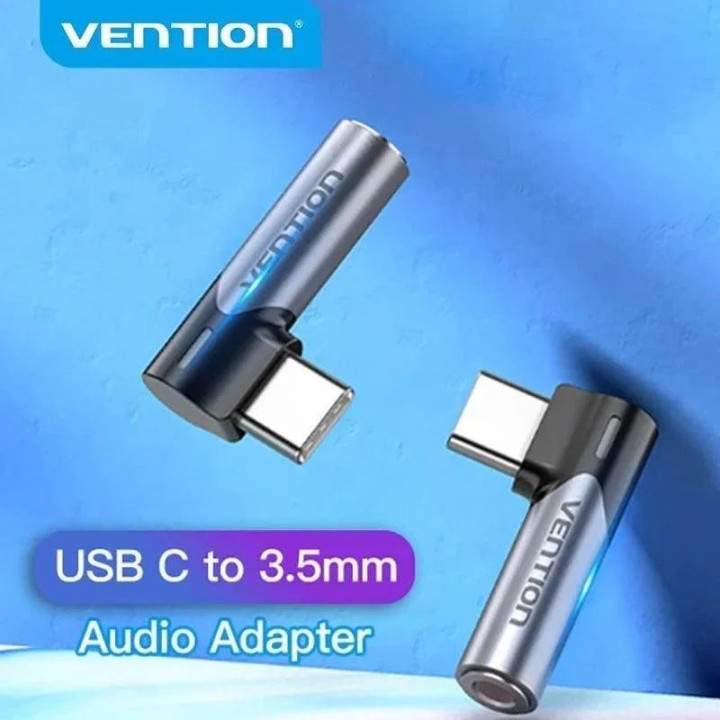 Adaptador Audio Vention USB-C/m - Jack 3.5MM/H Aluminio