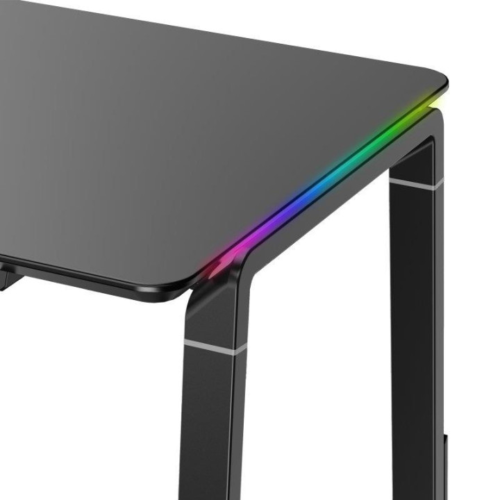 Mesa Phoenix Horizon Xl RGB 150X65CM Mdf Black | InfoChen