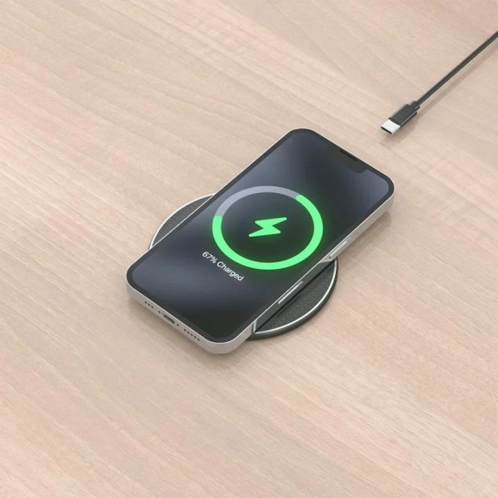 Base De Carga Aisens Wireless Smartphone 15W Black | InfoChen