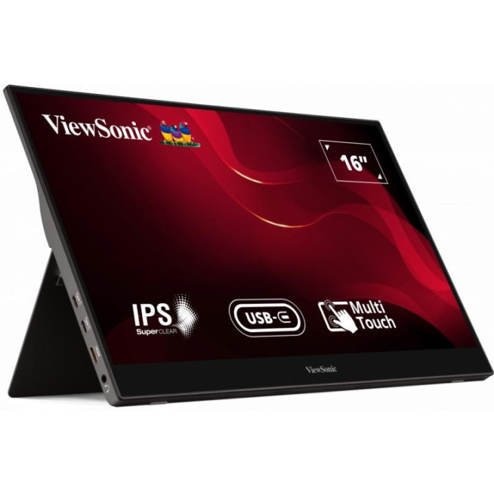 Monitor Viewsonic 15.6 Tactil IPS Multimedia Portable HDMI USB