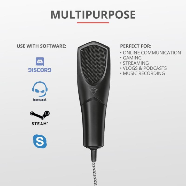 Microfono Trust Gxt 232 Mantis Streaming USB | InfoChen Canarias
