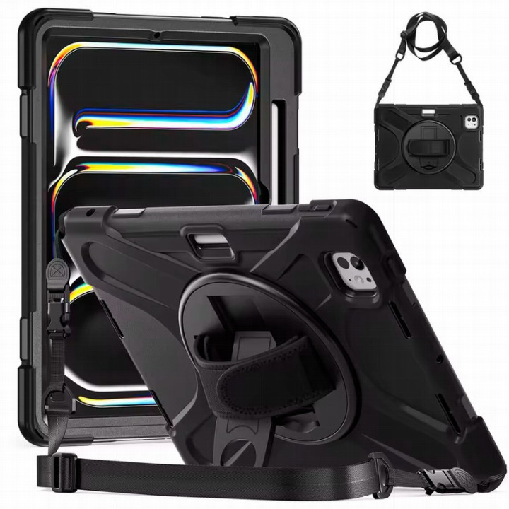Funda Rugerizada Ipad Air 13 M4 Black | InfoChen Canarias