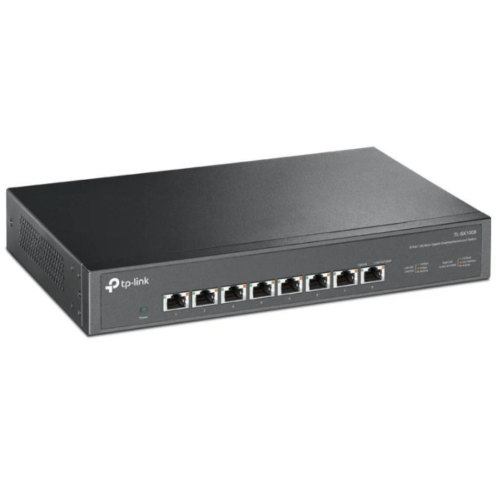 Switch Tp-Link Ethernet 8 Puertos 10 Gbps TL-SX1008 | InfoChen